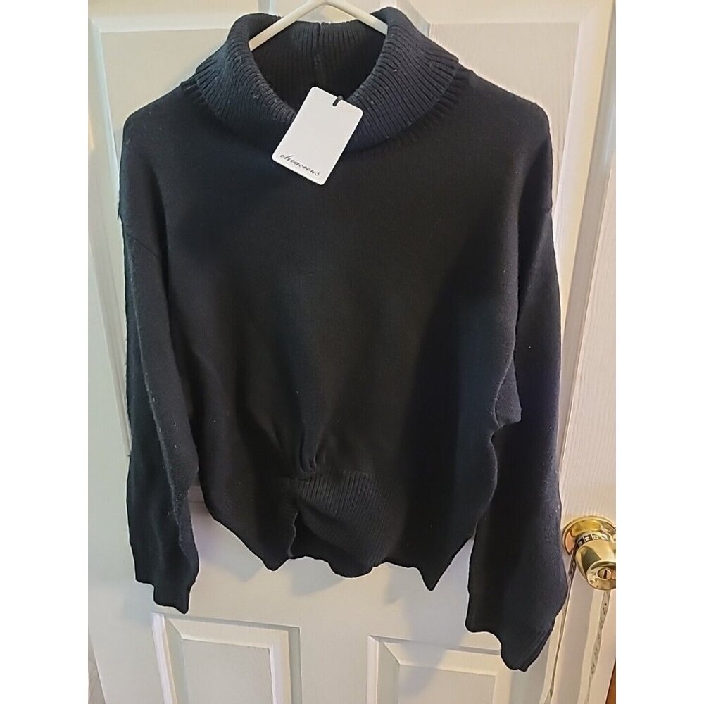 olivaceous Wool Blend Cowl Neck Sweater. Small. NWT. Msrp $60